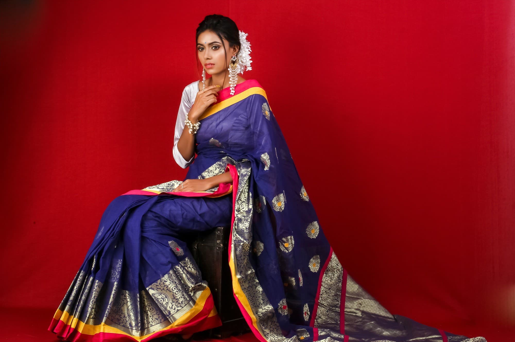 Ira Chanderi Saree