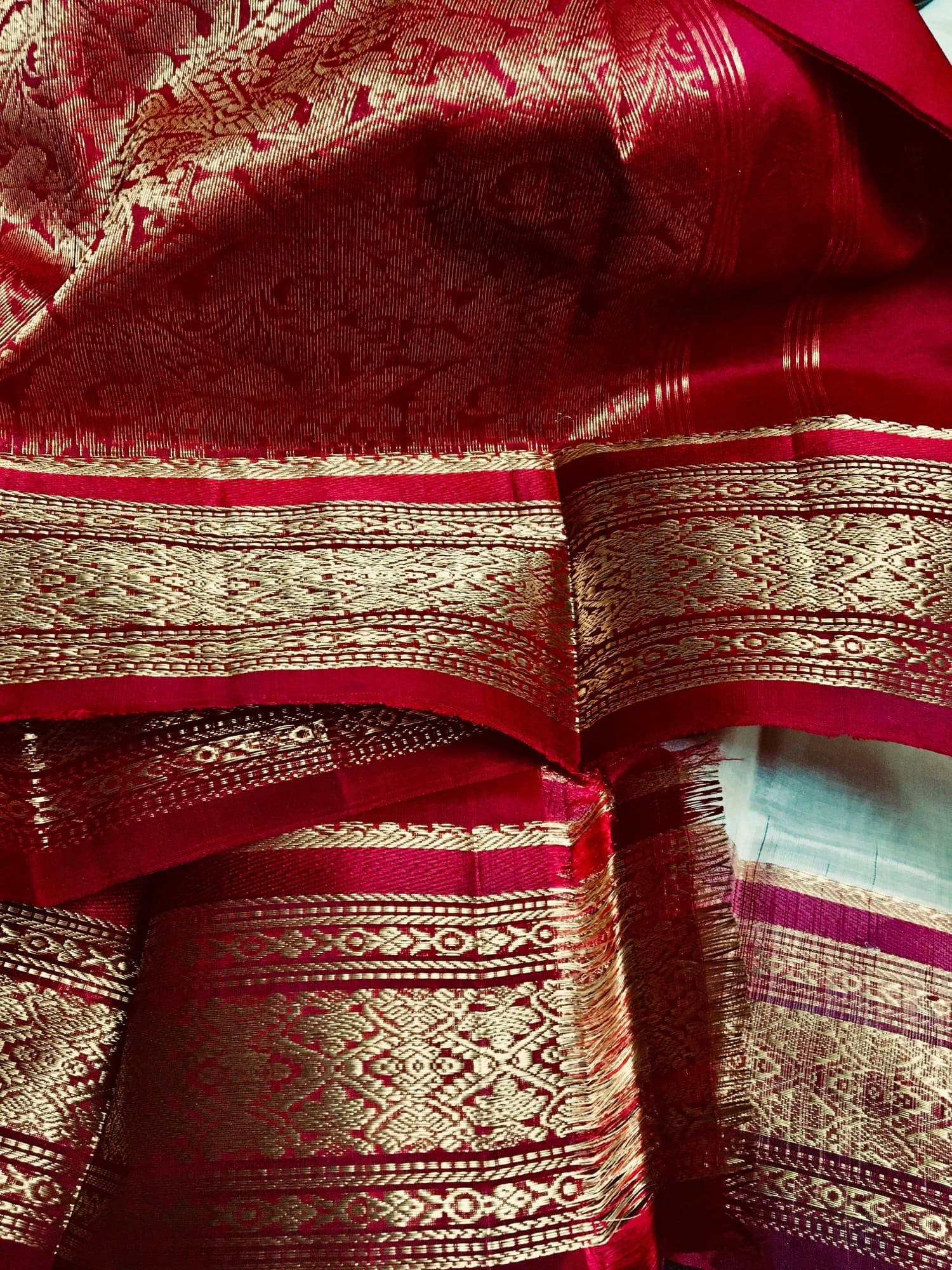 Handloom textile craftsmanship